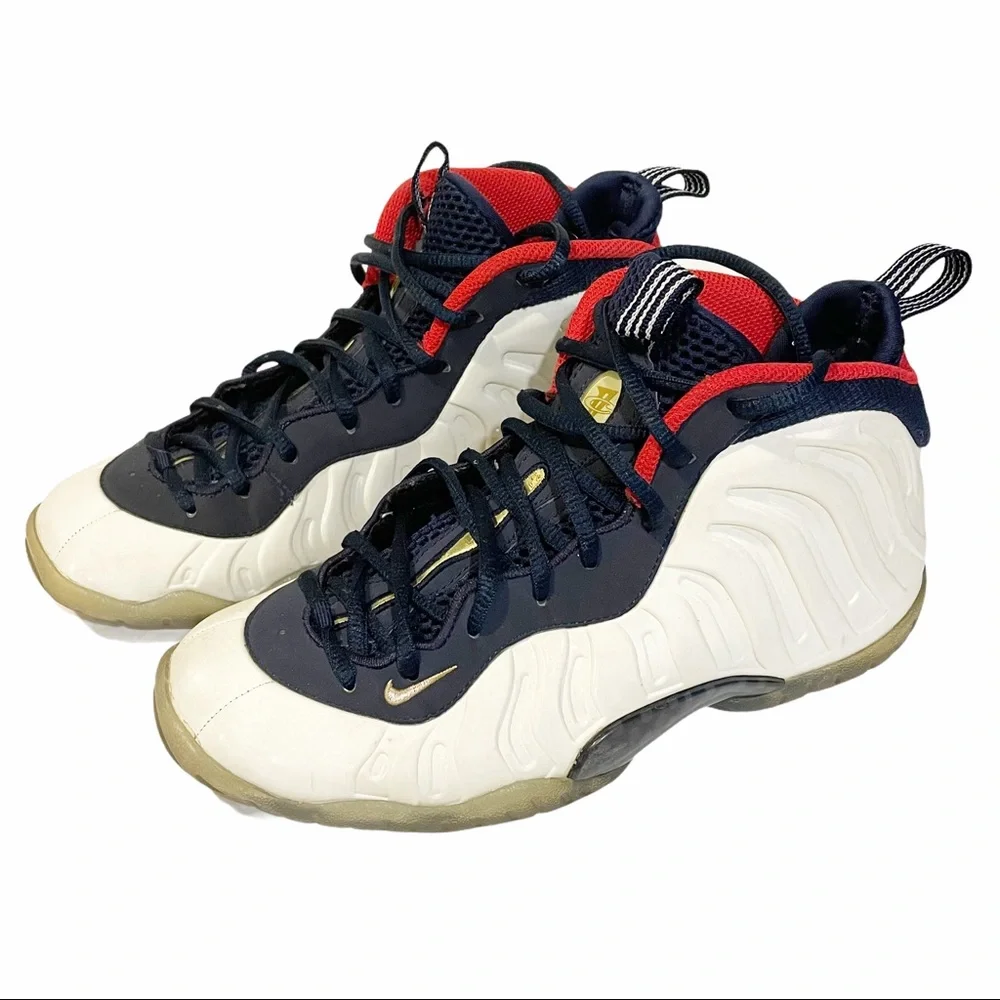 Nike Foamposite One Grade‎ School Size 6 OIympic Sneaker